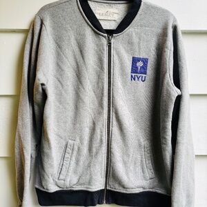 NYU Cozy Full Zip Bomber Jacket